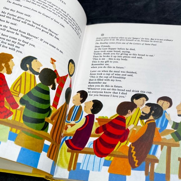 Listen Themes From the Bible Retold for Children AJ McCallen 1981 HC - Picture 8 of 8